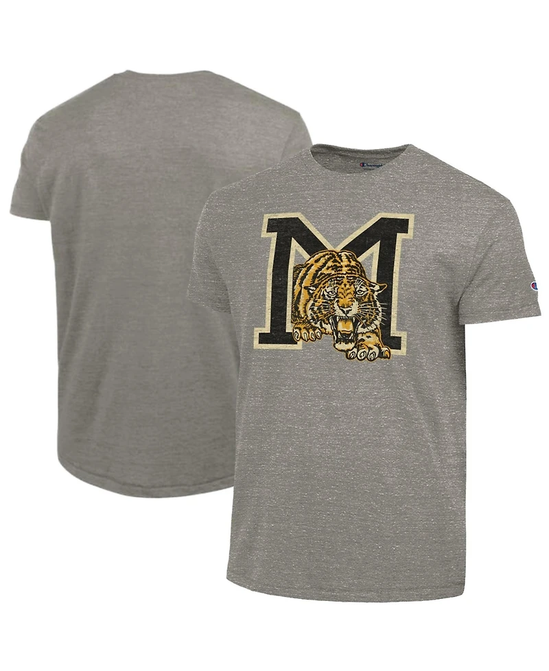 Champion Men's Charcoal Missouri Tigers Triumph Tri-Blend T-Shirt