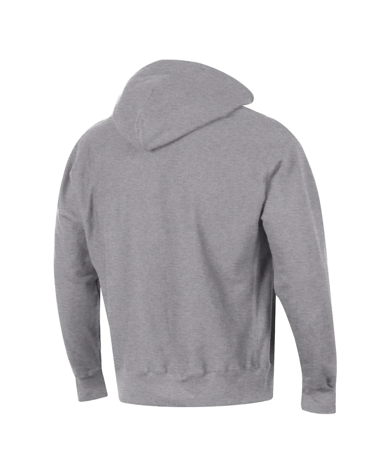 Champion Men's Heather Gray Indiana Hoosiers Established Reverse Weave Hoodie