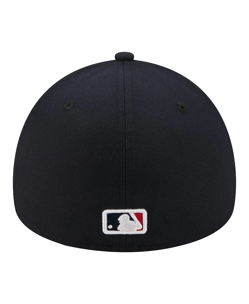 New Era Men's Navy Boston Red Sox A-Frame 59FORTY Fitted Hat