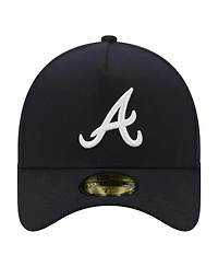 New Era Men's Navy Atlanta Braves A-Frame 59FORTY Fitted Hat