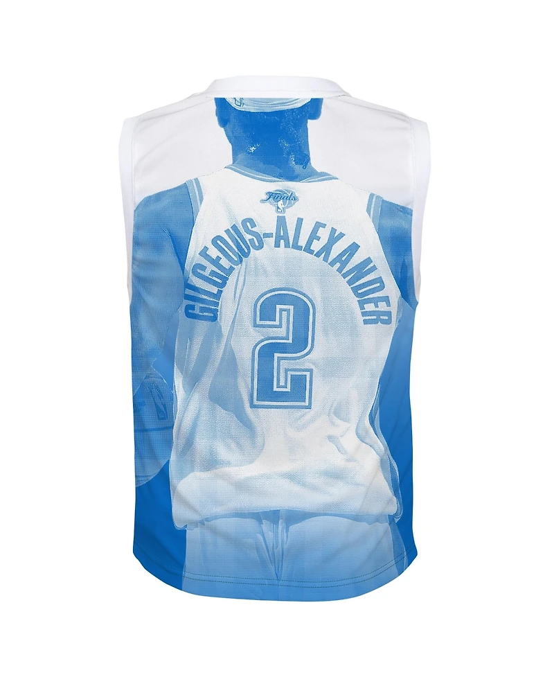 Outerstuff Big Boys and Girls Shai Gilgeous-Alexander Blue Oklahoma City Thunder Hometown Fashion Jersey