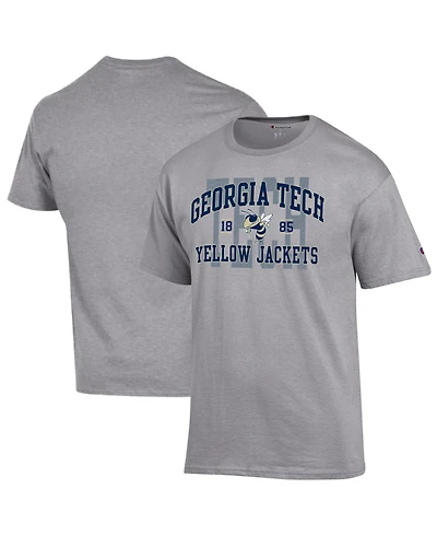 Champion Men's Heather Gray Georgia Tech Yellow Jackets Varsity T-Shirt