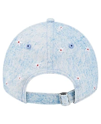 New Era Women's Light Blue Cincinnati Reds Daisy All Over 9TWENTY Adjustable Hat