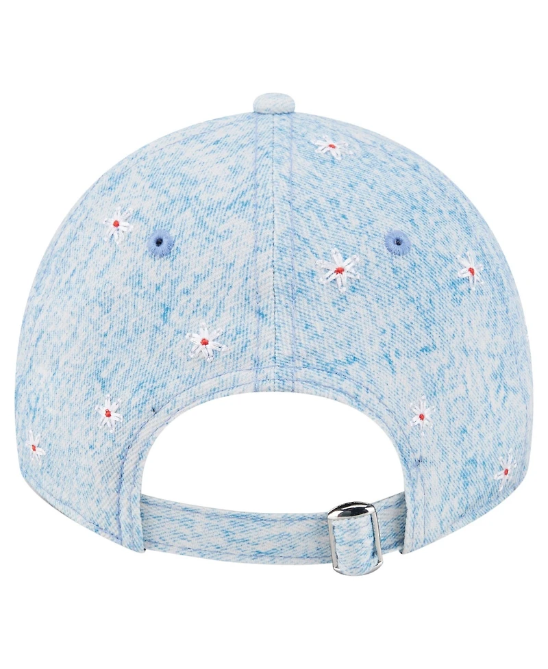 New Era Women's Light Blue St. Louis Cardinals Daisy All Over 9TWENTY Adjustable Hat