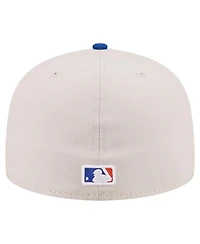 New Era Men's Khaki York Mets City Icon 59FIFTY Fitted Hat