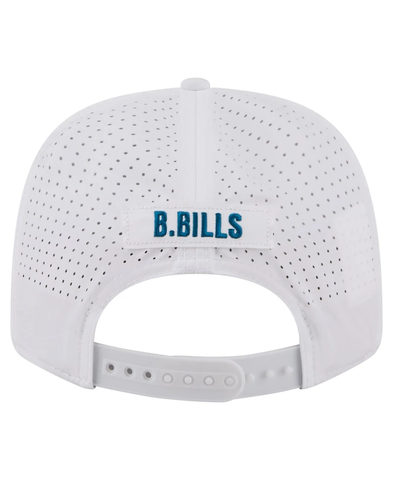 New Era Men's White Buffalo Bills Name Plate 9SEVENTY Adjustable Hat