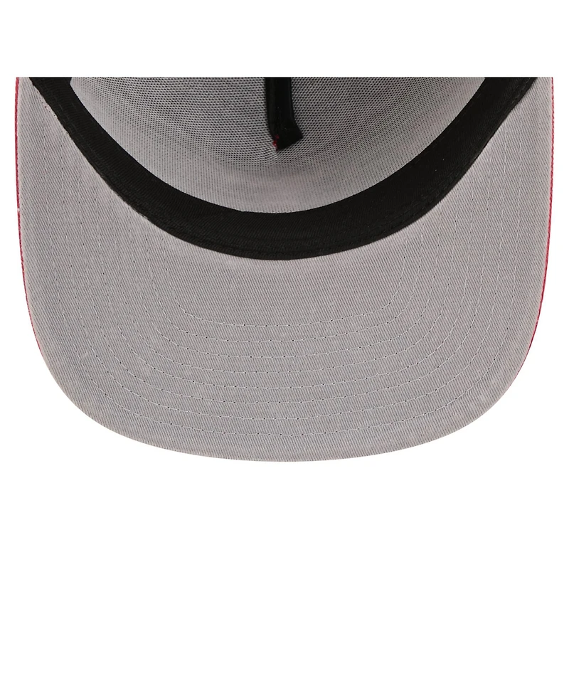 New Era Men's Red Los Angeles Angels City Slogan A-Frame 9FIFTY Snapback Hat