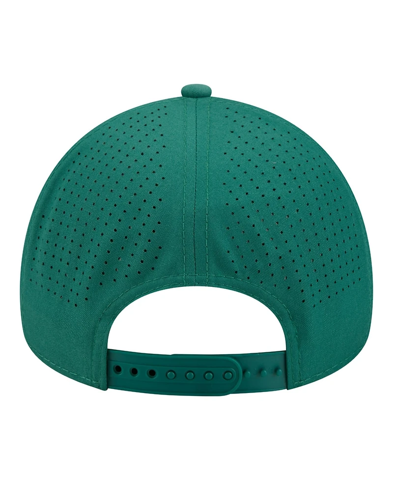 New Era Men's Green Athletics Pin Seeker 9FORTY A-Frame Adjustable Hat