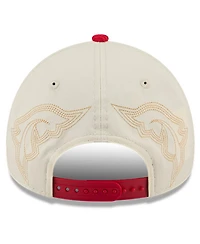 New Era Men's Stone Los Angeles Angels Western Stitch 9FORTY A-Frame Adjustable Hat