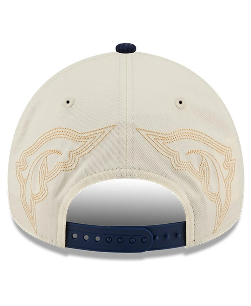 New Era Men's Stone Milwaukee Brewers Western Stitch 9FORTY A-Frame Adjustable Hat
