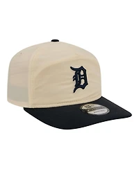 New Era Men's Cream, Navy Detroit Tigers Everyday 19TWENTY Adjustable Hat