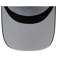 New Era Men's Black Athletics Side Script 9FORTY A-Frame Trucker Adjustable Hat