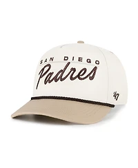 '47 Brand Men's Natural, Tan San Diego Padres Neutral Terrain Hitch Rope Adjustable Hat