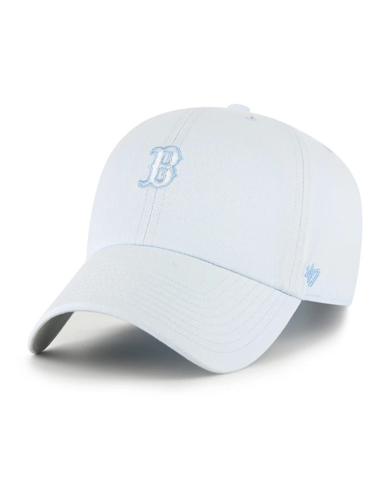 47 Brand Men's and Women's Light Boston Red Sox Pastel Clean Up Adjustable Hat