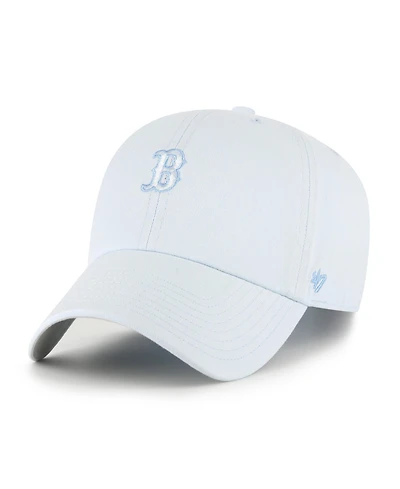 47 Brand Men's and Women's Light Boston Red Sox Pastel Clean Up Adjustable Hat