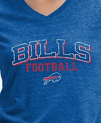 Champion Women's Royal Buffalo Bills Triumph Tri-Blend V-Neck T-Shirt