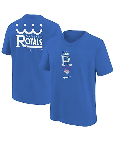 Nike Big Boys and Girls Royal Kansas City Royals 2026 City Connect T-Shirt