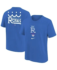 Nike Big Boys and Girls Royal Kansas City Royals 2026 City Connect T-Shirt