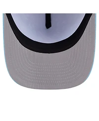 New Era Men's Light Blue Atlanta Braves Deep Water Pre-Curved 9FIFTY A-Frame Snapback Hat