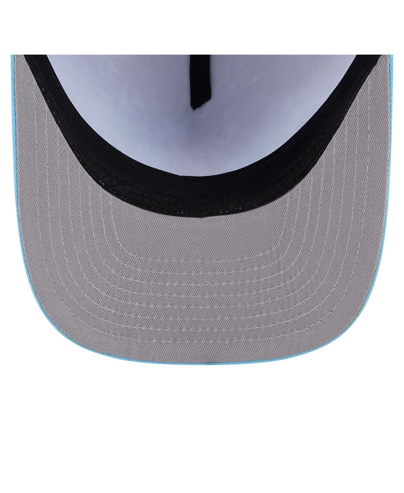 New Era Men's Light Blue Detroit Tigers Deep Water Pre-Curved 9FIFTY A-Frame Snapback Hat