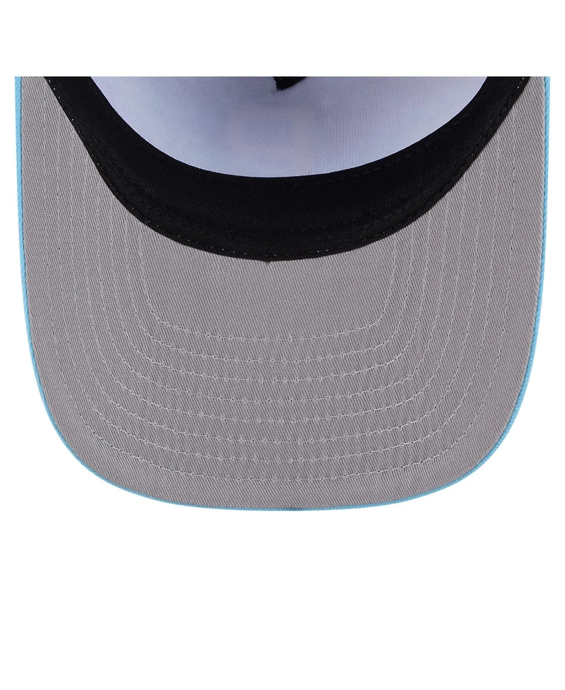 New Era Men's Light Blue Pittsburgh Pirates Deep Water Pre-Curved 9FIFTY A-Frame Snapback Hat