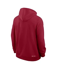 Jordan Men's Crimson Oklahoma Sooners 2026 Sideline Standard Issue Dri-fit Hoodie