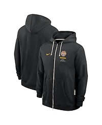 Nike Men's Black Lsu Tigers 2026 Sideline Standard Issue Dri-fit Full-Zip Hoodie