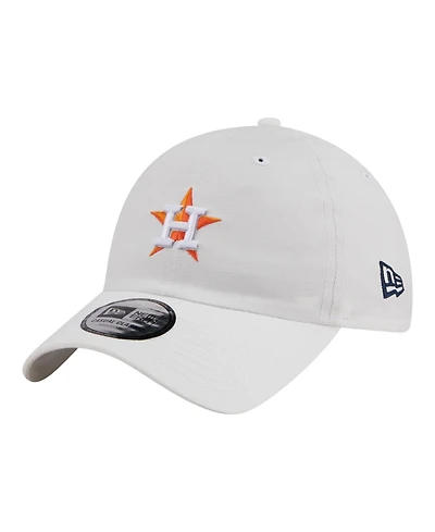 New Era Men's White Houston Astros Ripstop Casual Classic Adjustable Hat
