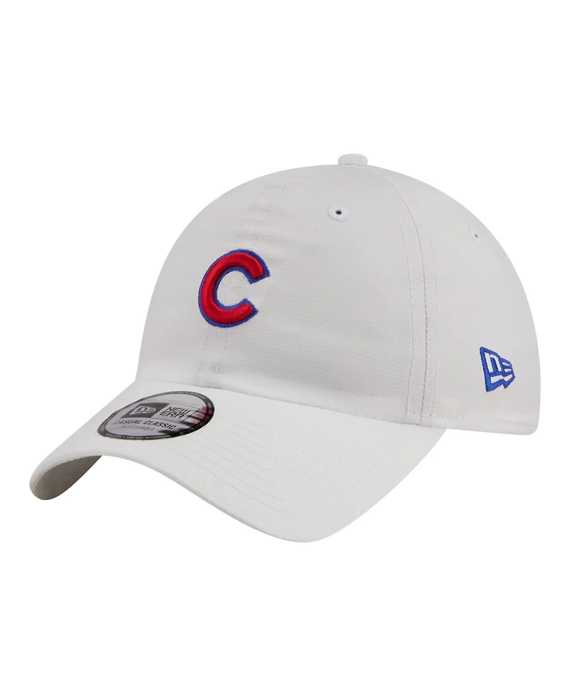 New Era Men's White Chicago Cubs Ripstop Casual Classic Adjustable Hat