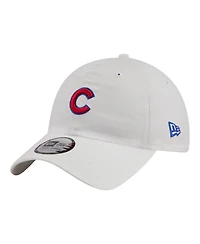 New Era Men's White Chicago Cubs Ripstop Casual Classic Adjustable Hat