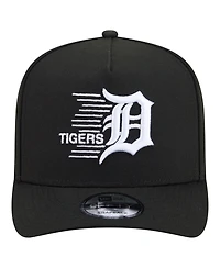 New Era Men's Black Detroit Tigers Motion A-Frame 9FIFTY Snapback Hat