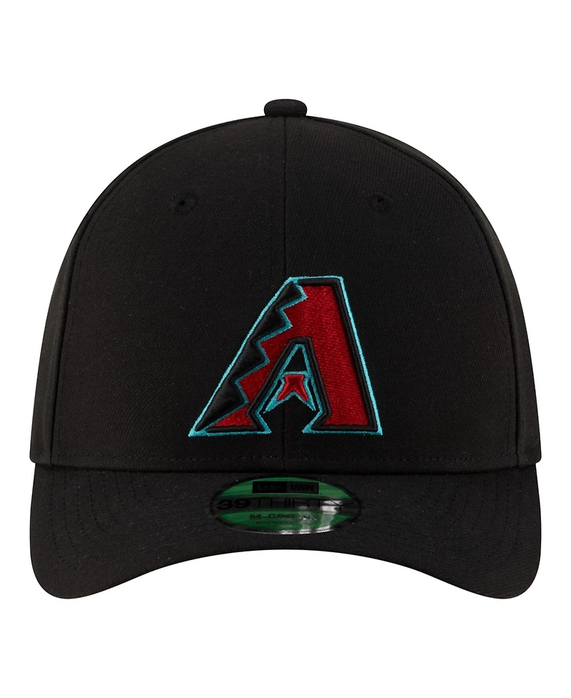 New Era Men's Black Arizona Diamondbacks Alternate Player Replica 39THIRTY M-Crown Flex Hat