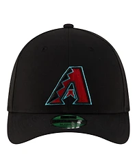 New Era Men's Black Arizona Diamondbacks Alternate Player Replica 39THIRTY M-Crown Flex Hat