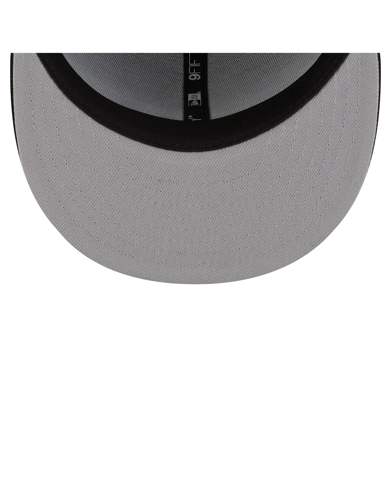 New Era Men's Black Ecu Pirates Team 9FIFTY Snapback Hat