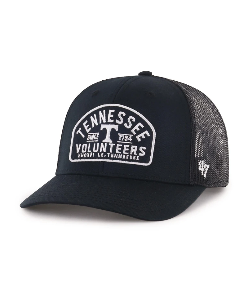 '47 Brand Men's Black Tennessee Leland Trucker Adjustable Hat