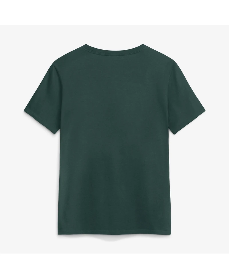 Nike Women's Green Michigan State Spartans Script Mantra Logo T-Shirt