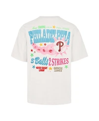 47 Brand Men's and Women's Cream Philadelphia Phillies Turnpike Chuck Foundation T-Shirt
