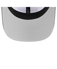 New Era Men's White, Black Chicago White Sox Established Patch 9SEVENTY Adjustable Hat