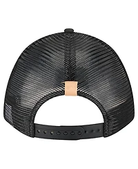 New Era Men's Stone, Black Chicago White Sox Text A-Frame Trucker 9FORTY Hat