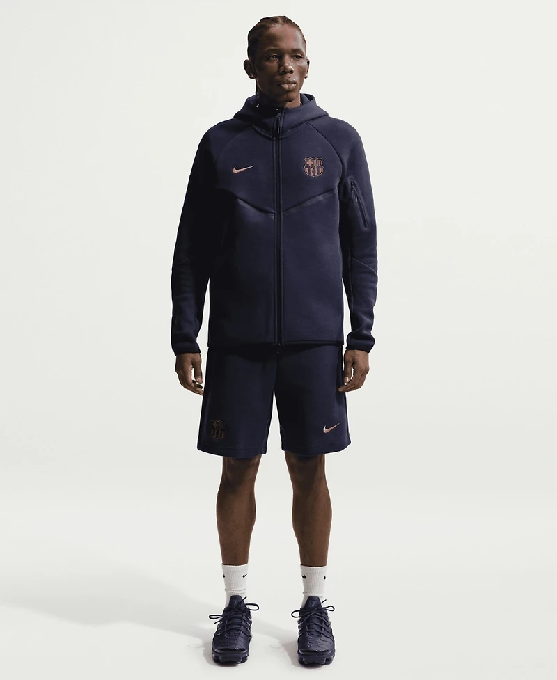 Nike Men's Navy Barcelona Tech Fleece Shorts