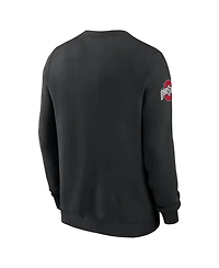 Nike Men's Black Ohio State Buckeyes 2026 Sideline Club Sweatshirt