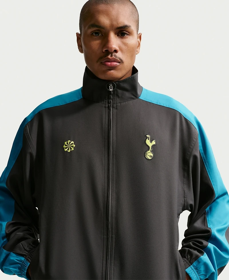 Nike Men's Black Tottenham Hotspur 2025, 26 Full-Zip Track Jacket