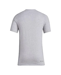Adidas Men's Gray Penn State Nittany Lions Wordmark Polyester T-Shirt