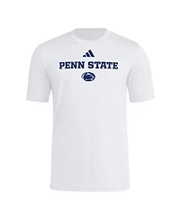 Adidas Men's White Penn State Nittany Lions Wordmark Polyester T-Shirt