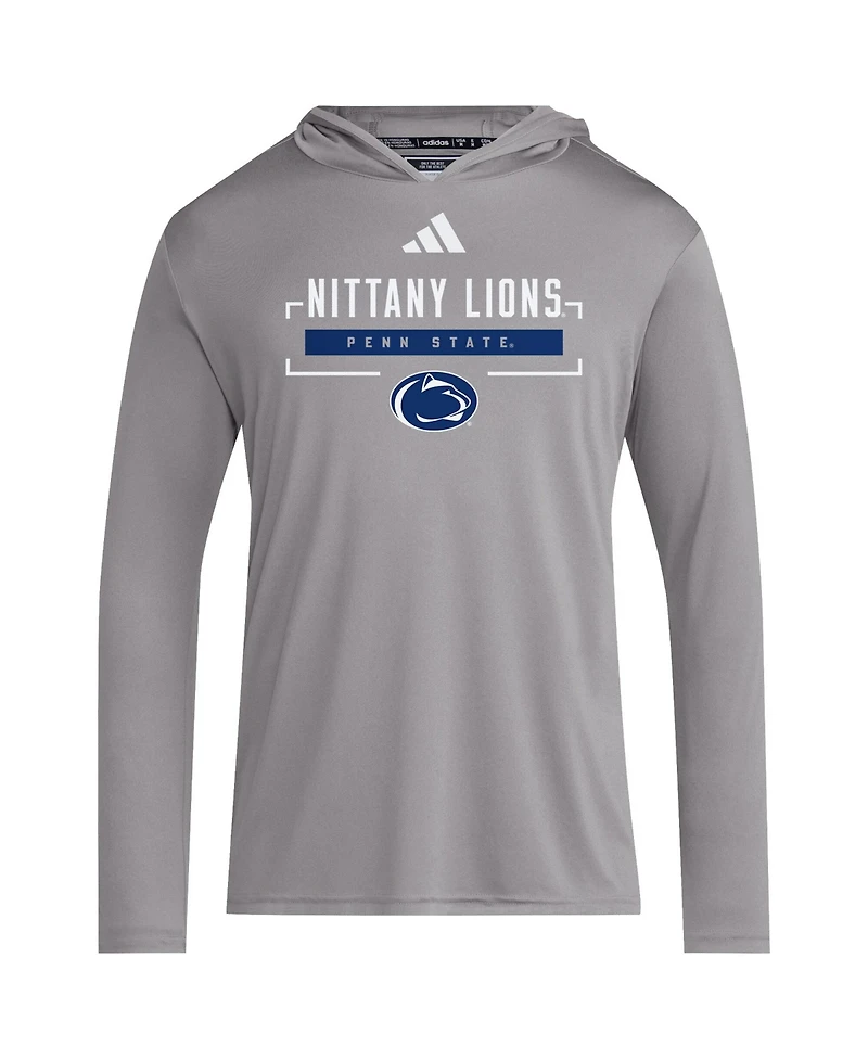 Adidas Men's Penn State Nittany Lions D4T Long Sleeve Hooded T-Shirt