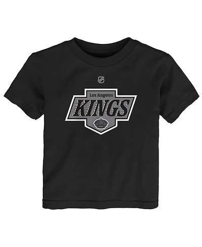 Outerstuff Baby Boys and Girls Black Los Angeles Kings Primary Logo T-Shirt