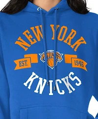 G-iii 4Her by Carl Banks Women's Blue New York Knicks City Pullover Hoodie