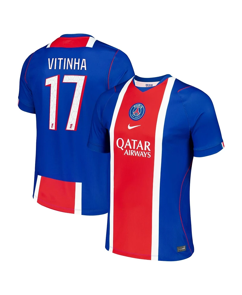 Nike Men's Vitinha Blue Paris Saint-Germain 2026, 27 Home Stadium Replica Jersey