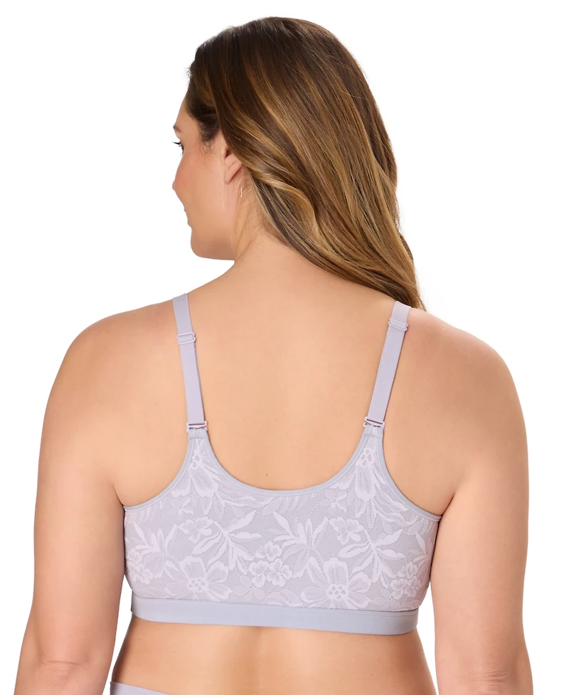 Bali Women's Breathe Lace-Overlay Bralette Dfcmbr