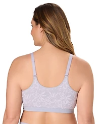 Bali Women's Breathe Lace-Overlay Bralette Dfcmbr
